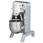image of BakeMax BMPM120 Floor Model 120 qt Planetary Mixer with Timer, #12 HUB, 4-Speed, 5 hp
