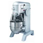 image of BakeMax BMPM60B Floor Model 60 qt Planetary Mixer with Timer, #12 HUB, 3-Speed, 2 hp