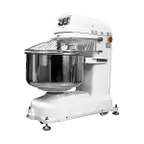image of BakeMax BMSM030 Floor Model Spiral Mixer with 53 qt Fixed Bowl, 2-Speed, 66 lbs Dough Capacity