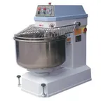 image of BakeMax BMSM160 Floor Model Spiral Mixer with 222 qt Fixed Bowl, 2-Speed, 352 lbs Dough Capacity 