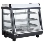 image of BakeMax BMTSC27 27" Countertop Titan Series Heated Warmer/Display Case, 3 Shelves