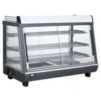 image of BakeMax BMTSC36 36" Countertop Titan Series Heated Warmer/Display Case, 3 Shelves