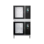 image of Blodgett INVOQ 61BE/61BE Double Full Size Electric Combi Oven Steamer w/ 10 Pan, Boiler, Touchscreen,
