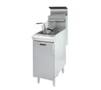 image of Black Diamond BDGF-90/LPG  Floor Model Gas Fryer w/ 2 Fryer Baskets, 40 lbs. Fat Capacity