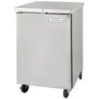 image of Beverage Air BB24HC-1-F-S 24" 1 Section Black Back Bar Cooler with Solid Door