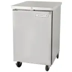 image of Beverage Air BB24HC-1-S 24" 1 Section Black Back Bar Cooler with Solid Door