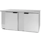 image of Beverage Air BB68HC-1-F-S 69" 2 Section Back Bar Refrigerator with Solid Door