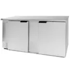 image of Beverage Air BB68HC-1-S 69" 2 Section Back Bar Refrigerator with Solid Door