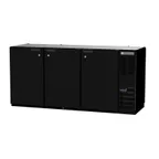 image of Beverage Air BB72HC-1-PT-B 72" Pass-Thru Solid Door Back Bar Cooler