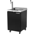 image of Beverage Air BM23HC-C-B 24" Draft Beer Cooler w/ 1 Keg, 7.66 cu. ft., 1 Single-Tap Tower