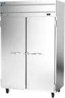 image of Beverage Air CT2HC-1S 52" 2-Section Convertible Refrigerator Freezer w/ 2 Solid Doors, 45 cu. ft.