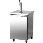 image of Beverage Air DD24HC-1-S 24" Draft Beer Cooler w/ 1 Keg, 7.66 cu. ft., 1 Single-Tap Tower