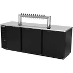 image of Beverage Air DD94HC-1-B-12T 95" Draft Beer Cooler w/ 5 Kegs, 37.82 cu. ft., 12 Taps