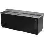 image of Beverage Air DW79HC-B-29 80" Deep Well Bottle Cooler w/ 3 Sliding Lids, 5 Dividers, 24.1 cu. ft.