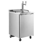 image of Beverage Air DZ24-1-S Keg Cooler, 24" x 29-3/8",7.44 Cu Ft, Holds 4 1/6‑Barrel Kegs2‑Tap Door Locks