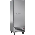 image of Beverage Air HBR12HC-1 24" 1-Section Reach-In Refrigerator w/ Solid Full Door, Bottom Mount, 1/6 hp, 12 cu. ft.