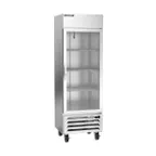 image of Beverage Air HBR19HC-1-G, 27" 1 One Section Reach-In Refrigerator w/ Glass Full Door, Bottom Mount, 1/4 hp, 17.9 cu. ft.