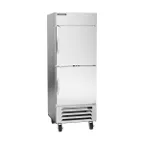image of Beverage Air HBR27HC-1-HS 30" 1-Section Reach-In Refrigerator w/ 2 Solid Half Doors, Bottom Mount, 1/4 hp, 26 cu. ft.