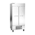 image of Beverage Air HBR35HC-1 39" Two Section Reach-In Refrigerator w/ 2 Solid Full Doors, Bottom Mount, 1/4 hp, 37 cu. ft.