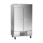 image of Beverage Air HBR44HC-1 47" 2-Section Reach-In Refrigerator w/ 2 Solid Full Doors, Bottom Mount, 1/3 hp, 40 cu. ft.