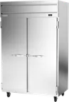 image of Beverage Air HH2-1S 2-Section 2-Door Solid Door Heated Holding Cabinet, 45.04 cu ft, Stainless Steel