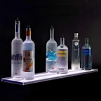 image of Beverage Air LS6-72L-DW 72" Lighted Liquor Shelf - 36 Bottle Capacity, 9"D