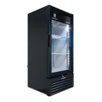 image of Beverage Air MT10-1B 24" 1-Section Marketeer Glass Door Merchandiser in Black, 9.43 cu. ft