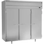 image of Beverage Air PF3HC-1AS 78" 3-Section Reach-In Freezer w/ 3 Solid Doors, Aluminum Interior, 68 cu. ft.