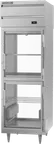 image of Beverage Air PH1-1BHG-PT 1-Section 4-Half-Height Glass Door Heated Holding Cabinet 21.5 cu. ft., Stainless Steel/Aluminum