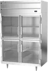 image of Beverage Air PH2-1BHG 2-Section “4” Clear Door Heated Holding Cabinet, 46.5cu ft, Stainless Steel Front