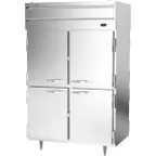 image of Beverage Air PH2-1HS-PT 2-Section “8” Half Height Solid Door Heated Holding Cabinet, 43.3 cu ft, Stainless Steel