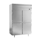 image of Beverage Air PR2HC-1AHS 52" 2-Section Reach-In Refrigerator w/ 4 Solid Half Doors, Top Mounted, Aluminum Interior, 44.5 cu. ft.