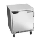 image of Beverage Air UCR27HC 27" One Section Undercounter Refrigerator w/ 1 Door, 5.25 cu. ft.