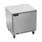 image of Beverage Air UCR32AHC 32" 1-Door Undercounter Refrigerator, Stainless Steel, 7.2 cu. ft.