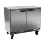 image of Beverage-Air UCR34HC 34" Two Section Undercounter Refrigerator w/ 2 Doors, 5.96 cu. ft.