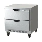 image of Beverage Air UCRD32AHC-2 32" One Section Undercounter Refrigerator w/ 2 Drawers, 7.2 cu. ft.