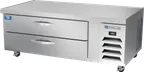 image of Beverage Air WTCTCS60HC 60" 2 Drawers Refrigerated Chef Base, 8.7 cu. ft. (6) 12" x 20" pans