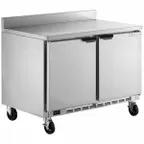 image of Beverage Air WTF48AHC-FIP 48" 2-Section Worktop Freezer w/ 2 Doors, 11 cu. ft.