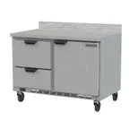 image of Beverage Air WTRD48AHC-2 48" 2-Section Worktop Refrigerator w/ 2 Drawers & 1 Door, 11.8 cu. ft.