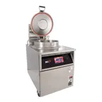 image of BKI FKM-TC Extra Large Volume Electric Pressure Fryer w/ 75-lb Oil Capacity, Touchscreen Control