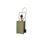 image of BKI OC-90 Stainless Steel 150-Lb Oil Caddy w/ 54" Long High-Temp Hose, Birectional Vane Pump