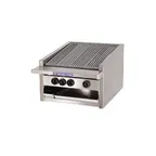 image of Bakers Pride L-24RS-R 24" Low Profile Countertop Gas Radiant Charbroiler w/ (4) Burners, 60.000 BTU