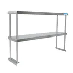 image of BK Resources BK-OSD-1896 Double Overshelf, Table Mount, 96"W X 18"D X 31-1/4"H