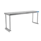 image of BK Resources BK-OSS-1896 Single Overshelf, Table Mount, 96"W X 18"D X 18"H