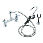 image of BK Resources BKF-8DMPF-G Optiflow™ Pot Filler Assembly, Deck Mount, 8" Oc