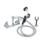 image of BK Resources BKF-8SMUS-G Optiflow™ Utility Spray Faucet, Splash-Mounted, 8" Oc