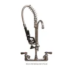 image of BK Resources BKF-SMPR-MINI Optiflow™ Mini Pre-Rinse, 8" Oc Faucet