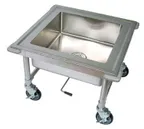 image of BK Resources BKS-1-SK-20-8-ME Soak Sink, Mobile