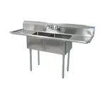 image of BK Resources BKS-2-20-12-18T Sink, Two Compartment