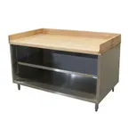 image of BK Resources CMBT-3660 Chef Table, Cabinet Base with Open Front
